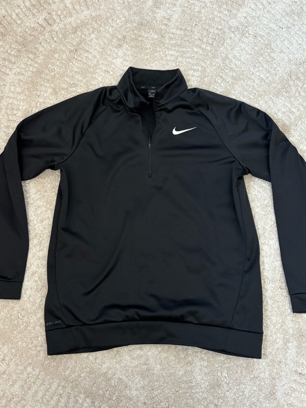 Nike Black Half-Zip Performance Pullover